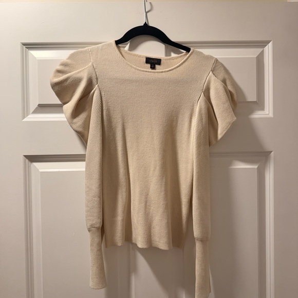 Women's Cream Puff Sleeve Top - Picture 4 of 7